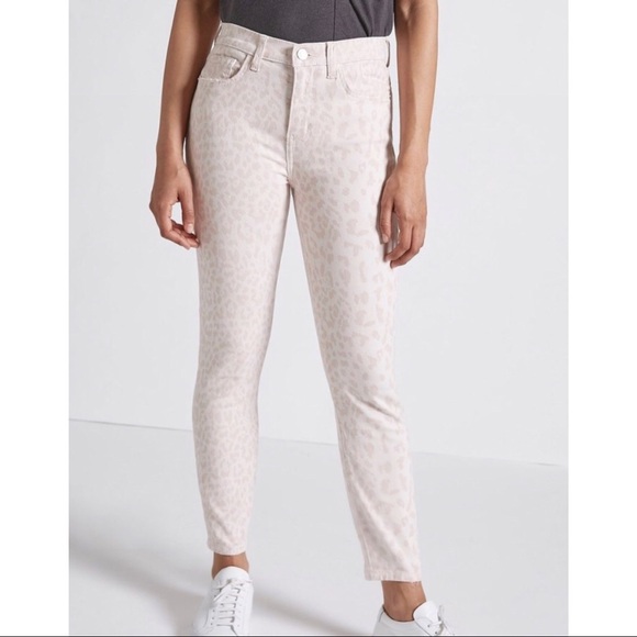 Current/Elliot | NWT Women’s High Waist Stiletto Leopard Jeans Size 25 - Picture 1 of 6